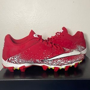 Nike Vapor Shark 2 Football Cleat Red/White
